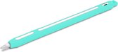 kwmobile hoesje voor styluspen voor Apple Pencil (2. Gen) - siliconenhoes voor tablet pen - mintgroen