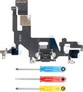 MMOBIEL Dock Connector voor iPhone 11 6.1 inch (Zwart) Incl. 3x Schroevendraaiers