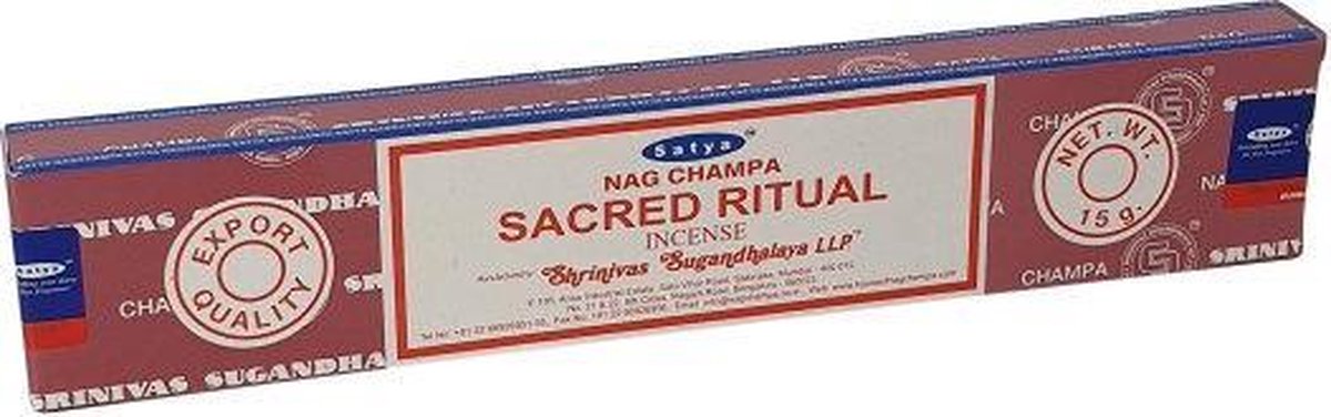 Wierookstokjes Satya Sacred Ritual (los pakje van 15 | bol.com
