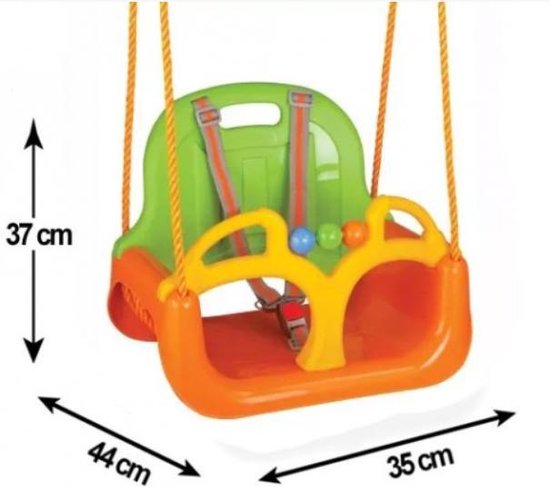 Schommelstoel Baby 3in1 - Woopie Oranje — afbeelding 2