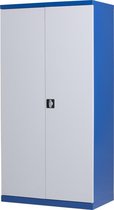 Werkplaatskast met 3 laden | werkkast | kast met laden | 195x100x54 cm | Blauw/grijs | GWP-301