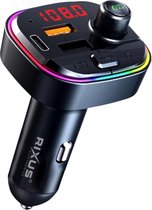 RIXUS Bluetooth Car FM Player RXBT13 met RGB Ambient Lighting