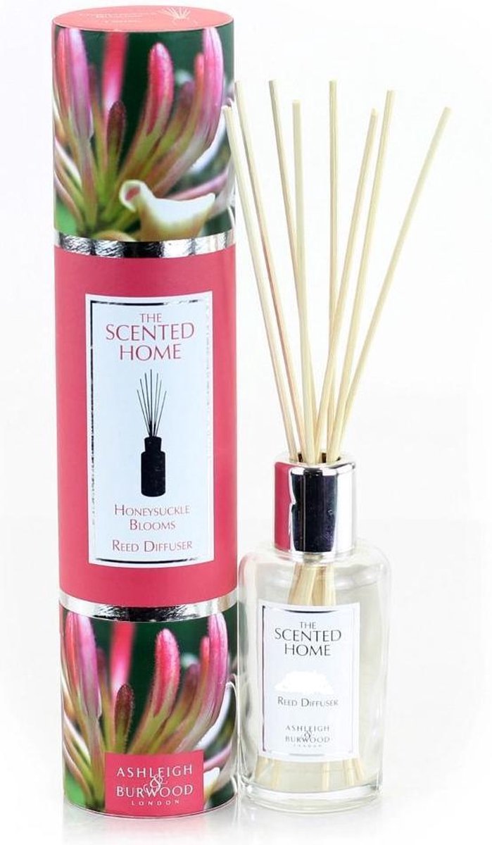 Ashleigh & Burwood Geurstokjes Honeysuckle Blooms 150 ml reed diffuser