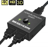 ✅  NIEUW...   PROLEDPARTNERS ®   tweerichtings HDMI Splitter switch 1-in-2-Out / 2-in-1-Out | Ondersteunt 4K 3D 1080P HD | Plug & Play ✅ PROLEDPARTNERS ®