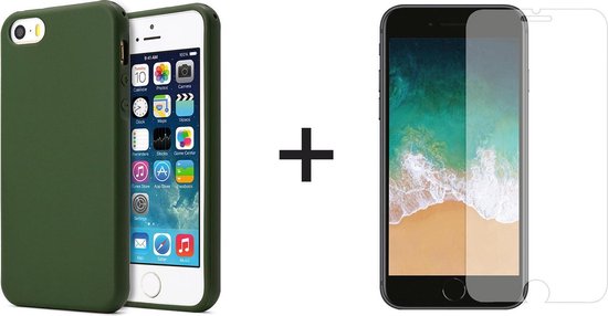 Ontmoedigen Uitschakelen wijsheid iParadise iPhone 5 hoesje groen siliconen case - iPhone SE 2016 hoesje groen  - iphone... | bol.com