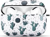 YONO AirPods Pro Hoesje - Hard Case - Met Clip - Cactus