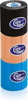 Voordeelset CureTape Sports - 3 rollen: Zwart-beige-blauw (kinesiotape, sporttape)