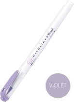 Zebra Mildliner Brush Pen - Mild Violet Set van 2 verpakt  in een Etui