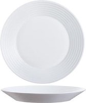 Harena Wit Diep Bord - Ø 23.6 cm
