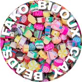 Fako Bijoux® - Argile Perles & Friandises Ice creams - Figure Beads - Clay Beads - 10mm - 100 Pieces