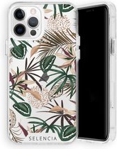 Selencia Zarya Fashion Extra Beschermende Backcover iPhone 12, iPhone 12 Pro hoesje - Jungle Leaves