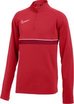 Nike Academy 21 Sporttrui - Maat XS  - Unisex - rood/wit