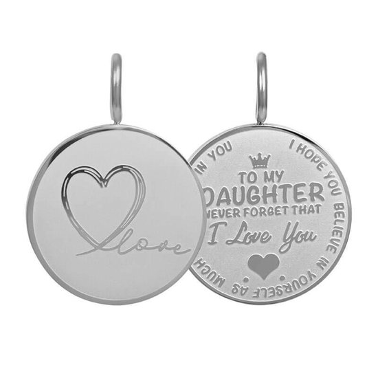 iXXXi-Jewelry-Daughter Love small-Zilver-dames-Hanger-One size