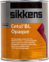 Sikkens Cetol BL Opaque - Beits - Watergedragen zijdeglans dekkende beits - RAL 1013 - Parelwit - 2,50 l