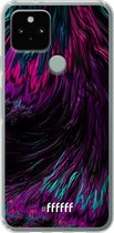 6F hoesje - geschikt voor Google Pixel 5 -  Transparant TPU Case - Roots of Colour #ffffff