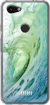 6F hoesje - geschikt voor Google Pixel 3a -  Transparant TPU Case - It's a Wave #ffffff