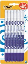 BIC Ink Eater Inktwissers - Blauw - Pak van 8+4