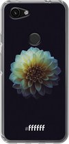 6F hoesje - geschikt voor Google Pixel 3a -  Transparant TPU Case - Just a Perfect Flower #ffffff