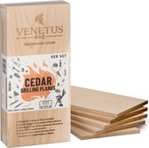 Canadese Western Red Cedar Rookplankje 6x - Rookplank- BBQ - Oven - Duurzaam - Rookhout & Rookaccessoires