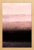 JUNIQE - Poster in houten lijst Shades of Pink -60x90 /Roze & Wit