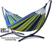 Familie hangmat met standaard - VERZINKT MASSIEF METALEN frame tot 350 kg - weerbestendig-Tytan Premium