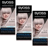 3 X Syoss Baseline Colors 10-15 Titanium Blond
