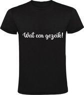 Wat een gezeik Heren t-shirt | Chanteau Meiland | Martin Meiland | gezeik | wijnen | grappig | cadeau | Zwart