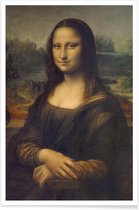 JUNIQE - Poster Da Vinci – Mona Lisa -60x90 /Bruin & Geel