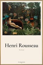 JUNIQE - Poster met kunststof lijst Rousseau - Le Rêve (De Droom,