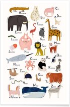 JUNIQE - Poster Animal Friends -40x60 /Kleurrijk