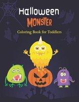 Halloween Monster coloring Book for Toddlers