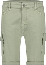 Purewhite -  Heren Skinny Fit   Korte Broek  - Groen - Maat 32