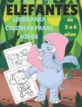 elefantes libro para colorear parac ninos de 2 a 6 anos