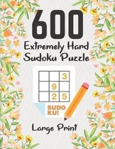 Extremely Hard Sudoku Puzzle Large Print