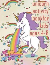 unicorn activity book for kids ages 4-8