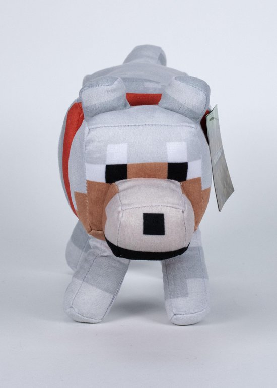 Minecraft tamed wolf plush