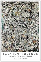 Jackson Pollock Poster 2 - 40x60cm Canvas - Multi-color