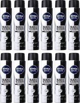 Nivea Deo Spray MEN Black & White - 48H Anti-perspirant - JUMBOPAK - 12 x 150 ml