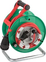 Brennenstuhl Garant G Bretec IP44 Kabelhaspel (Buiten Kabelhaspel voor de tuin met 38+2m kabel in rood, speciale kunststof, korte termijn buitengebruik, Made in Germany)