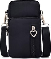 WiseGoods Crossbody Bag - Sac à bandoulière - Phone Bag & Wallet - Waist Bag - Mini Bag - Filles/ Women - Zwart