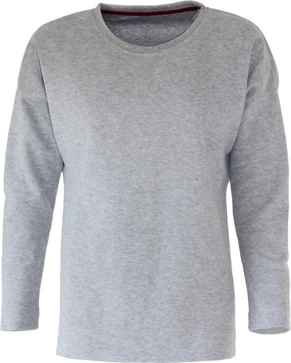 MOOI! Company - Dames sweater - Comfortabele Trui - Manon Los vallend model - Kleur Grey- XS