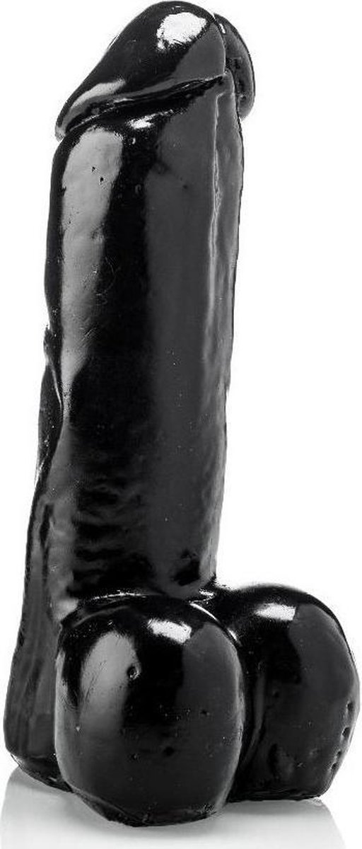 Goedkoopste XXLTOYS - Jason - Dildo - Inbrenglengte 13 X 4.2 cm - Black - Uniek Design Realistische Dildo – Stevige Dildo – voor Diehards only - Made in Europe