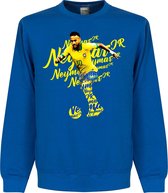 Neymar Brazilië Script Sweater - Blauw - Kinderen - 116