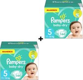 Pampers Baby-Dry Luiers - Maat 5 - 288 Stuks - Maandbox - Voordeelverpakking