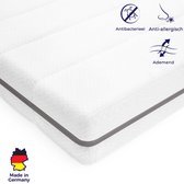 Topdekmatras - 160x200 - traagschuim - premium tijk - 5 cm hoog