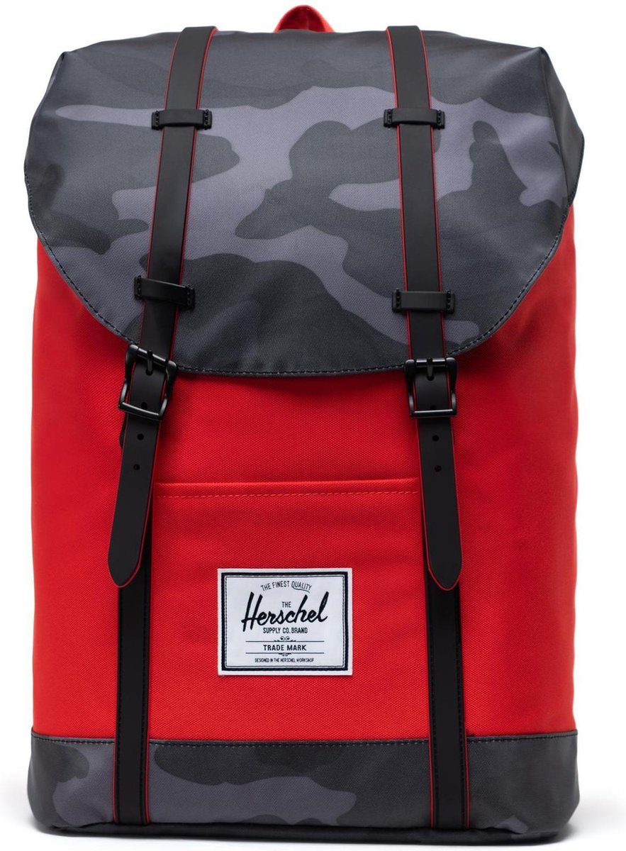 Herschel Supply Co. Retreat Rugzak - Fiery Red/Night Camo