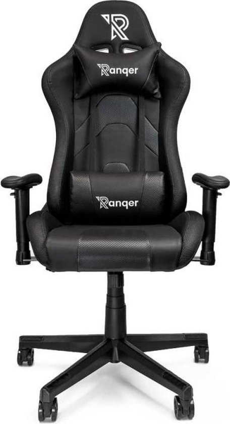 Ranqer Aura Gamestoel RGB Zwart met LED-verlichting - Ranqer - €149,99