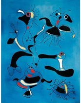 Joan Miro Abstract Watercolor Poster 2 - 50x70cm Canvas - Multi-color