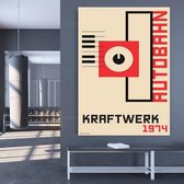 Kraftwerk Poster - 60x90cm Canvas - Multi-color