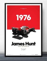 F1 Poster 1976 - 20x25cm Canvas - Multi-color